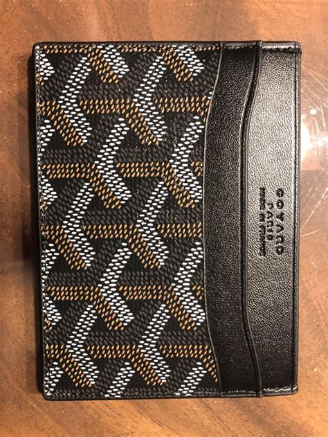 35Y Goyard Cardholder After 3 years : r/FashionReps 